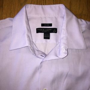 Pronto Uomo Button Down Dress Shirt Long Sleeve